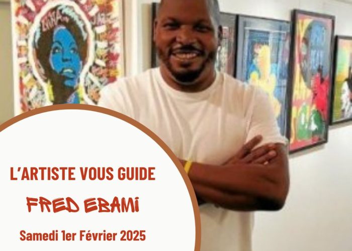 Œuvre de Fred Ebami exposée à la galerie d'art Le Comoedia lors de l’événement 'Hip-Hop, un regard sur son histoire et ses scènes'